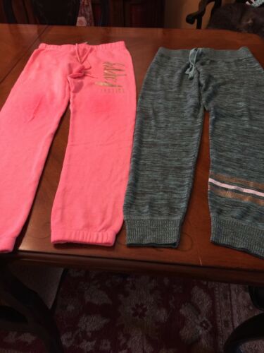 2 PAIRS GIRL'S JUSTICE BRAND JOGGER PANTS SIZE 10