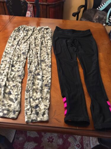 2 PAIRS GIRL'S PANTS SIZE 12 ABERCROMBIE AND 90 DEGREES