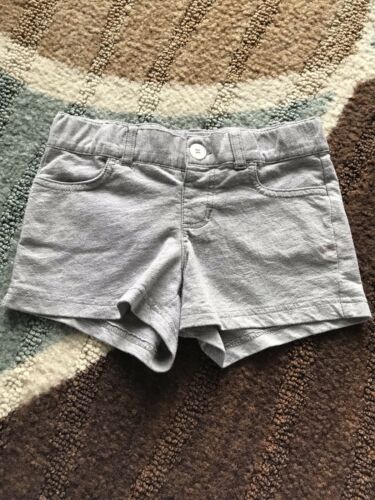 Girls Size 6/6x Faded Glory Grey Cotton Shorts