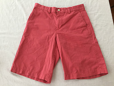 Vineyard Vines Bermuda Shorts Muted Red Cotton Girls Size 16