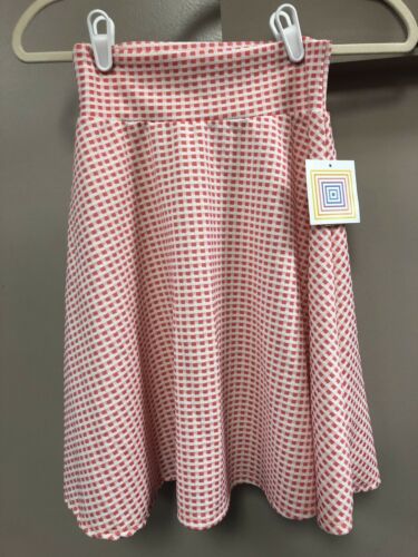 LuLaRoe Azure Skirt, Size 12 BNWT Pretty Plaid Stretchy Material