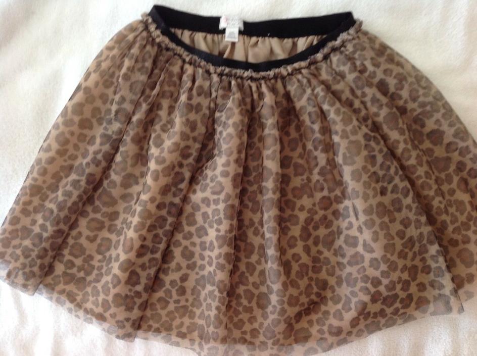 Cheetah print Tuell  skirt LG/10-12 Children's Place Excellent preowned cond