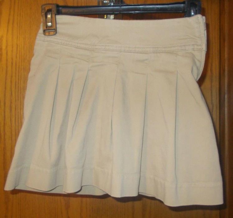 CHILDREN'S PLACE- GIRL'S KHAKI SKIRT/ SKORT SZ 8