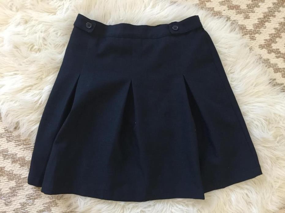 Dockers Youth girls Navy Uniform Pleated Skirt Sz 16