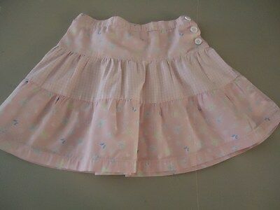 Cute Pastel Pink Prints Skirt ~ 6X ~ Kidskorner