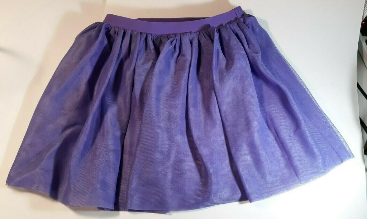 Cat & Jack Target girl's purple tulle tutu party skirt L10-12 NWOT elastic waist