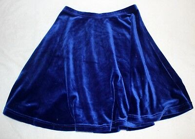 American Girl * royal blue velvet skirt *  CHILD SIZE Large