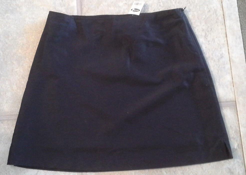 (NWT) Old Navy Girl's Size 16 Black Lined Polyester Blend Skirt