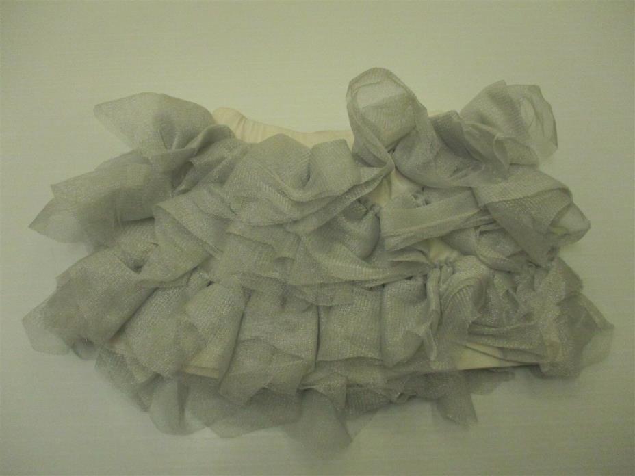 GENUINE KIDS #SHA5012 Girl's Size 5T Flounced Layered Nylon Casual Gray Skirt