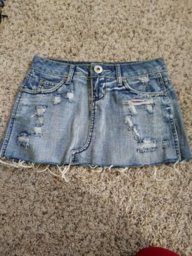 Jean skirt Size 0 GUC
