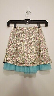 Liberty of London for Target Girl's Small 2-Tier Skirt! Floral Print and Solid!