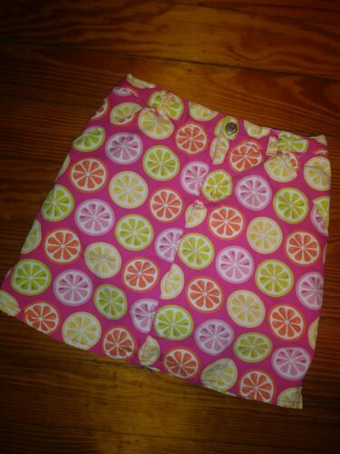 EUC Gymboree Girls Skort Size 10 Citrus Cooler Pink Orange Yellow