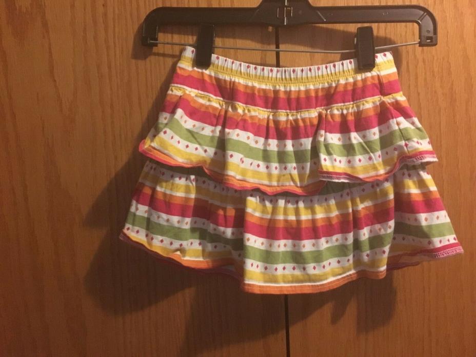 Girls Gymboree Multi-Color Cotton Skort Size 6