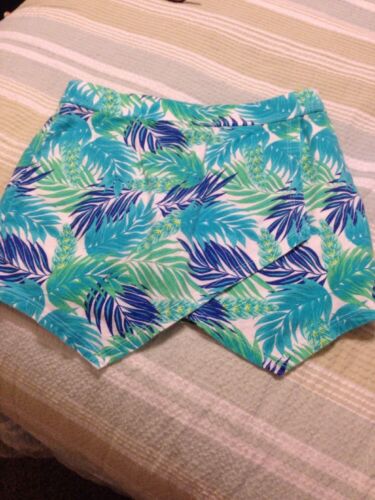 Est. 1989 Place Girls Tropical Skirt Size M 7/8 Built In Shorts