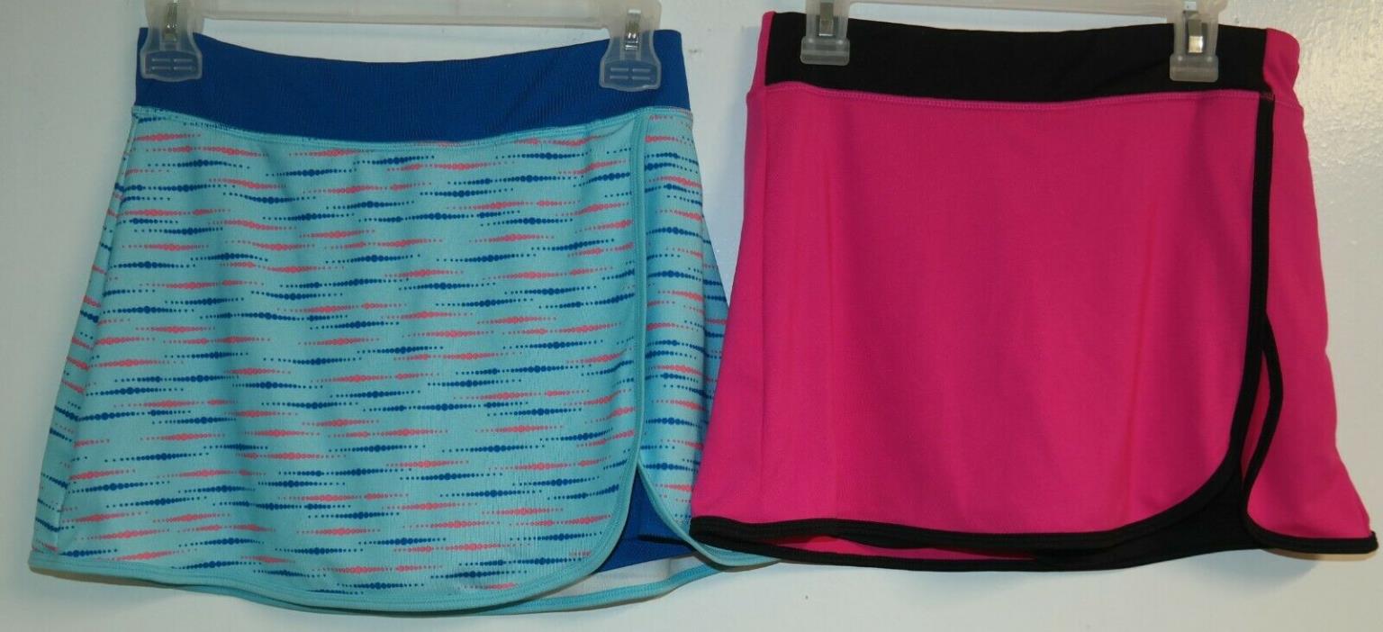 Lot Of 2 Danskin Now Girls Size L 10/12 Tennis Skorts Shorts
