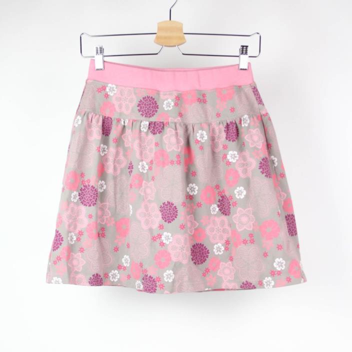 LL Bean Girls Skirt Skort Skirt Floral Size 16 Pink R36