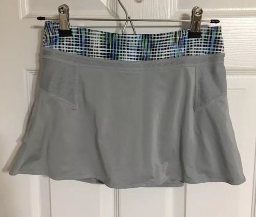 Athleta Girl Crazy Big Skirt Skort Gray Size XL (14)