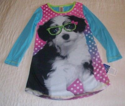 Girls Nightgown Pajama Doggie Sleep Gown size 4 - 5 New