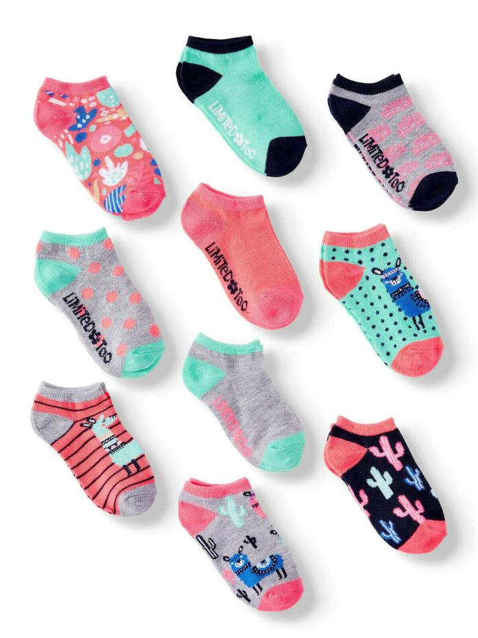 New Limited Too 10-Pack Low Cut Socks 