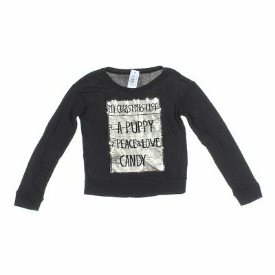 Justice Girls Sweater, size 10,  black,  polyester, rayon, spandex