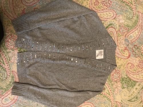 Girls Silver Cardigan