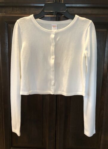 NWT Gymboree Girls Ivory Off White Button Up Sweater Cardigan Easter