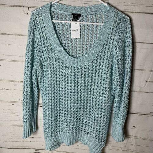 Rue 21 NWT Baby Blue Girls X-Large Pullover Sweater