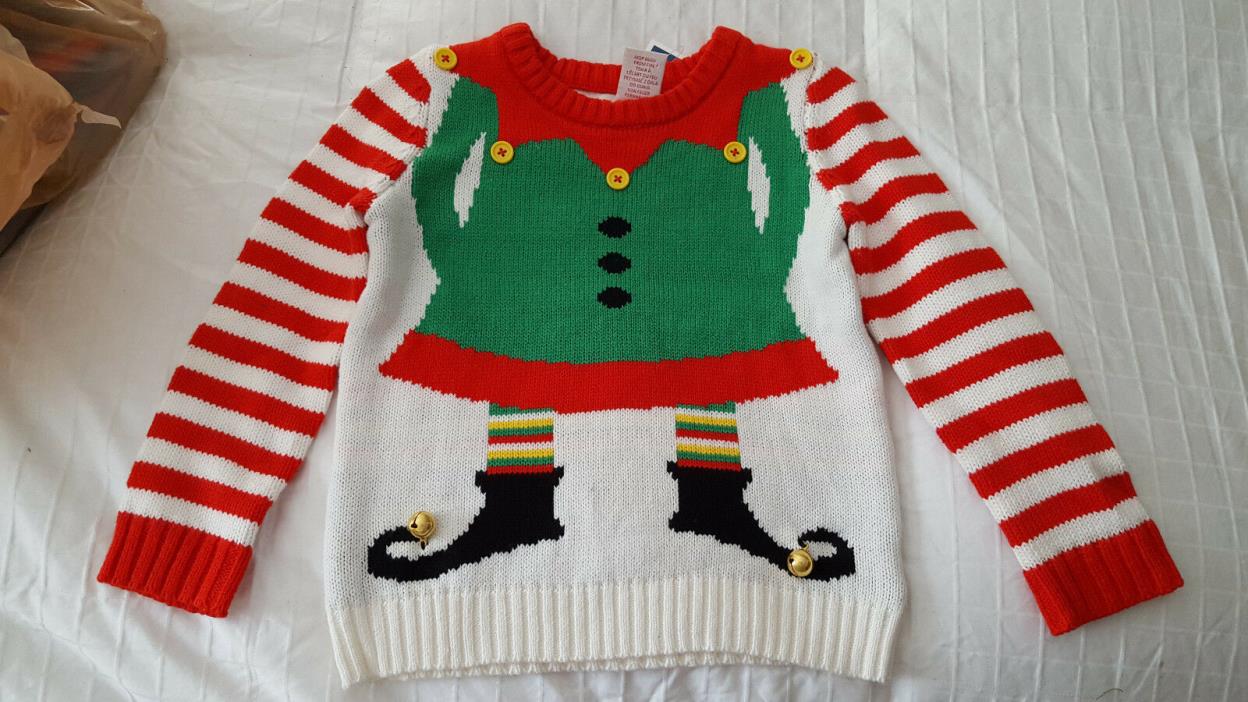 NEW  Maggie & Zoe Christmas Elf Sweater  Sz. S 4  NEW