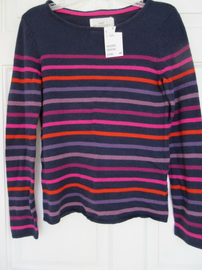 Striped Sweater Youth Girls Size 12-14 - Brand New with tags