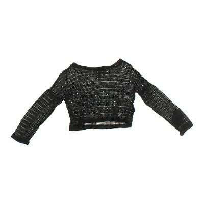 Self Esteem Girls  Sweater, size 7,  black,  cotton, linen, rayon
