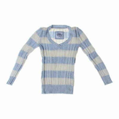 Justice Girls Sweater, size 16,  light blue, white,  acrylic, cotton, other