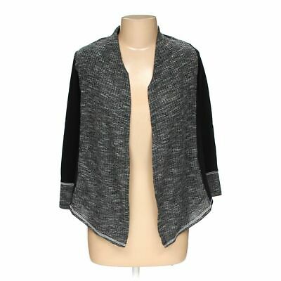 Tempted Girls Cardigan, size 10,  black, grey,  cotton, polyester, rayon