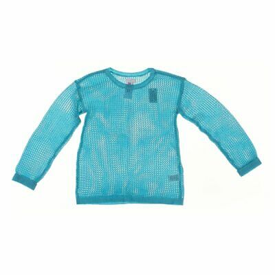 The Children's Place Girls Sweater, size 7,  turquoise,  acrylic