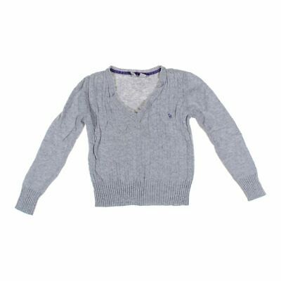 Old Navy Girls Sweater, size 8,  grey,  acrylic, cotton, nylon, wool