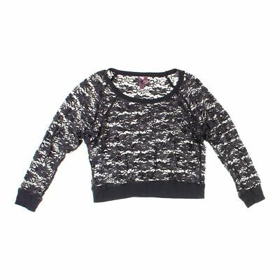 Dolled Up Girls Sweater, size 14,  grey,  cotton, nylon, polyester, rayon