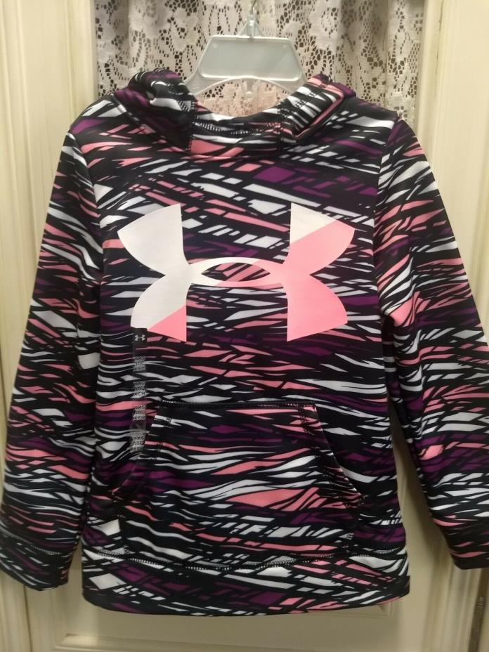 NEW Under Armour Youth X-Small Big Logo Storm Hoodie Multi-Color Pattern