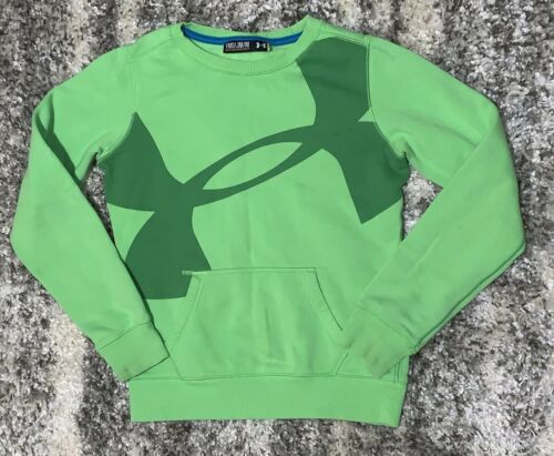 Under Armour Youth Girls Boys Sweatshirt Pullover Green Size M Youth Medium