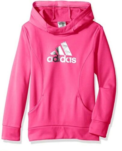 Adidas Hot Pink Girls Hoodie Size Medium 7/8