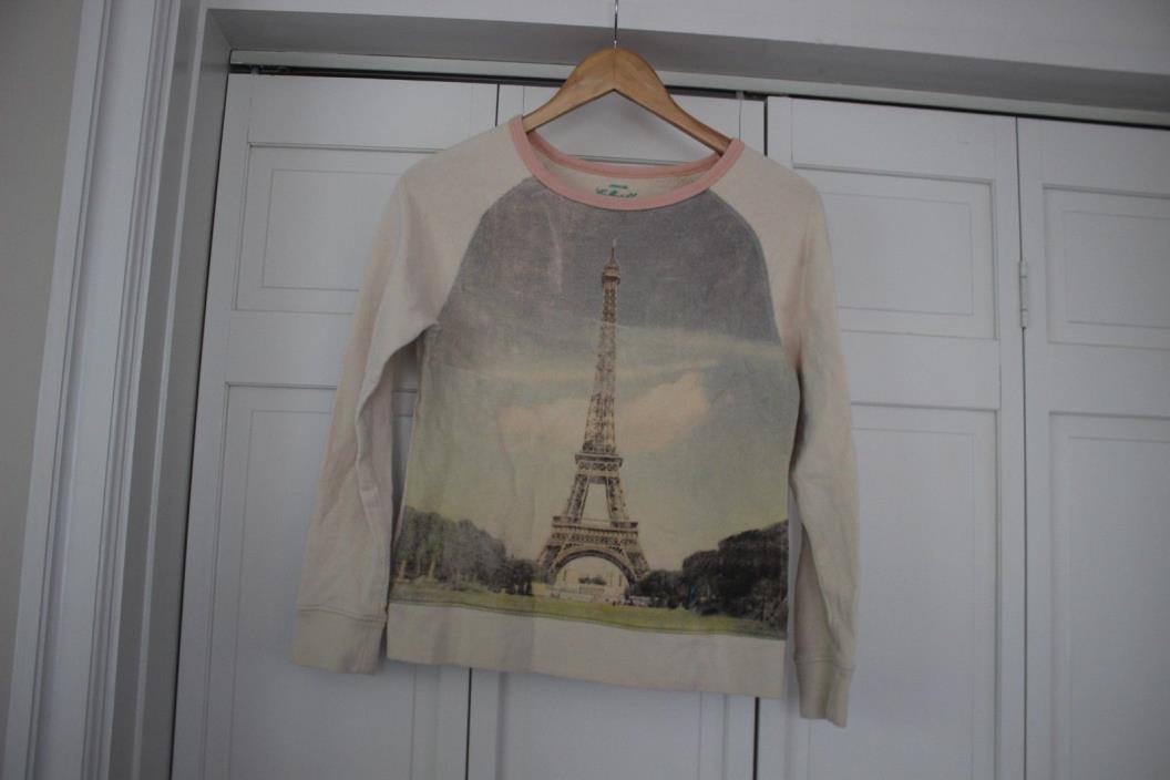 Girls Crewcuts Collectibles Eiffel Tower Sweatshirt Size 14 - Worn ONCE