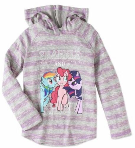 Sparkle and Shine My Little Pony Long Sleeve T-shirt Lightweight Hoodie Top New