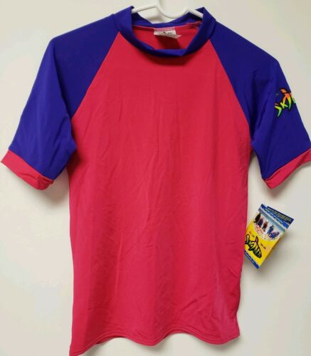 Radicool Skins Girl's Swim Shirt SPF/UPF 100+ Pink/Purple Size 14 NEW WITH TAGS