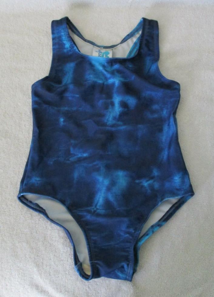 Child’s 1-Pc Swimsuit, Deep Blue, Child XS