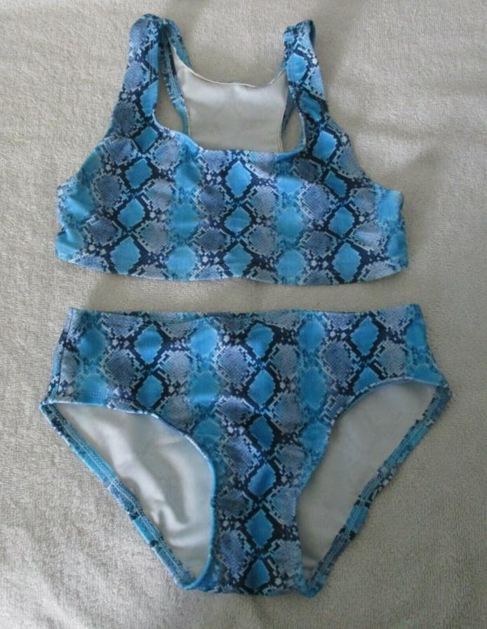 Child’s 2-Pc Swimsuit, Blue Diamond Child Small