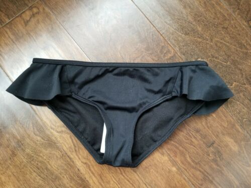 New Girls BILLABONG Black Macram Madness Swimsuit Bottom Size 1