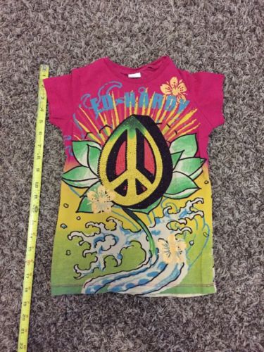 Girls Ed Hardy T Shirt Size 7/8