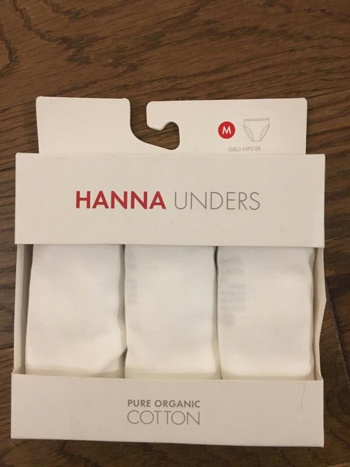 NEW Hanna Andersson Girls Hipster Unders Organic Cotton M 120-130 6 7 8 9 10
