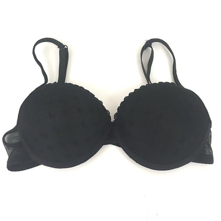 Sweet N Sassy Teen Girls Padded Underwire Bra Black Size 34A L ~ Free Shipping!