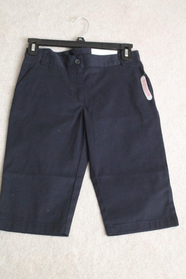 School Uniform Shorts IZOD Navy Blue SZ 12 Stretch Skimmer MSRP: $22 Now: $14.99
