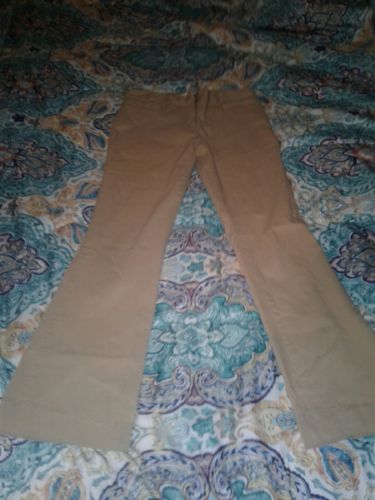 no boundries size 5 school pants in girls - woman tan bootcut