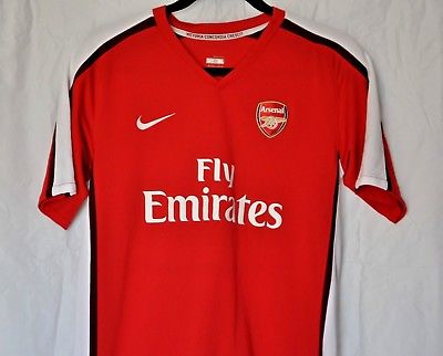 Nike Arsenal Fly Emirates Red Football Jersey XL (18-20) Youth The Gunners Shirt